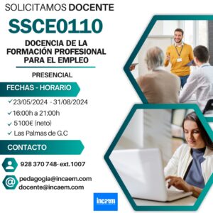oferta empleo docente