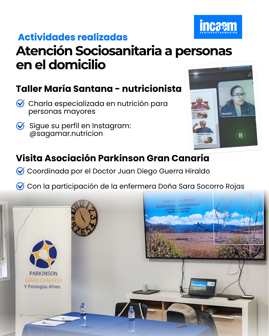 Actividades de atención sociosanitaria a personas en domicilio